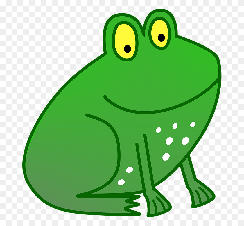 686x720 Frog Images For Kids Group With Items - Coqui Clipart