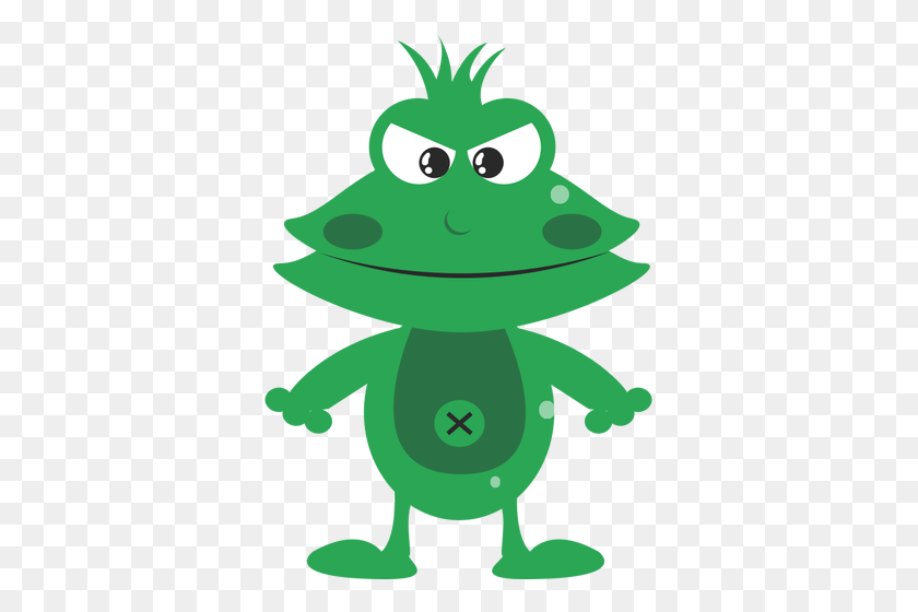 355x500 Frog Man Design Vector Clip Art - Frog And Toad Clipart