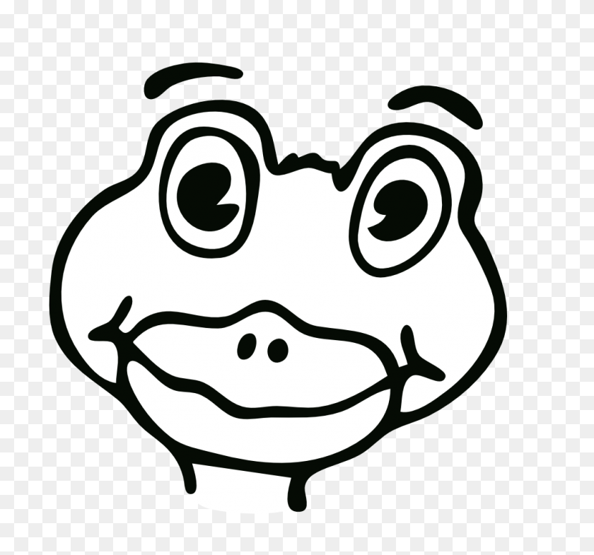 999x929 Frog On A Log Clip Art Black And White - Stormtrooper Clipart