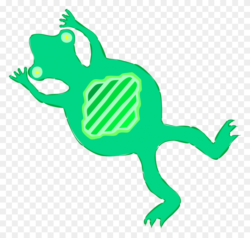 800x758 Frog Roadkill Computer Icons Clip Art - Jumping Frog Clipart