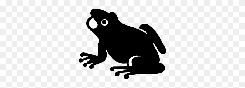300x242 Frog Silhouette Clip Art Free Vector - Hope Clipart