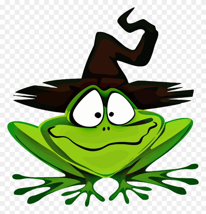 1228x1280 Frog With Witch Hat Transparent Png Image - Frog PNG