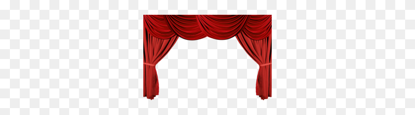 260x174 Front Curtain Clipart - Stage PNG
