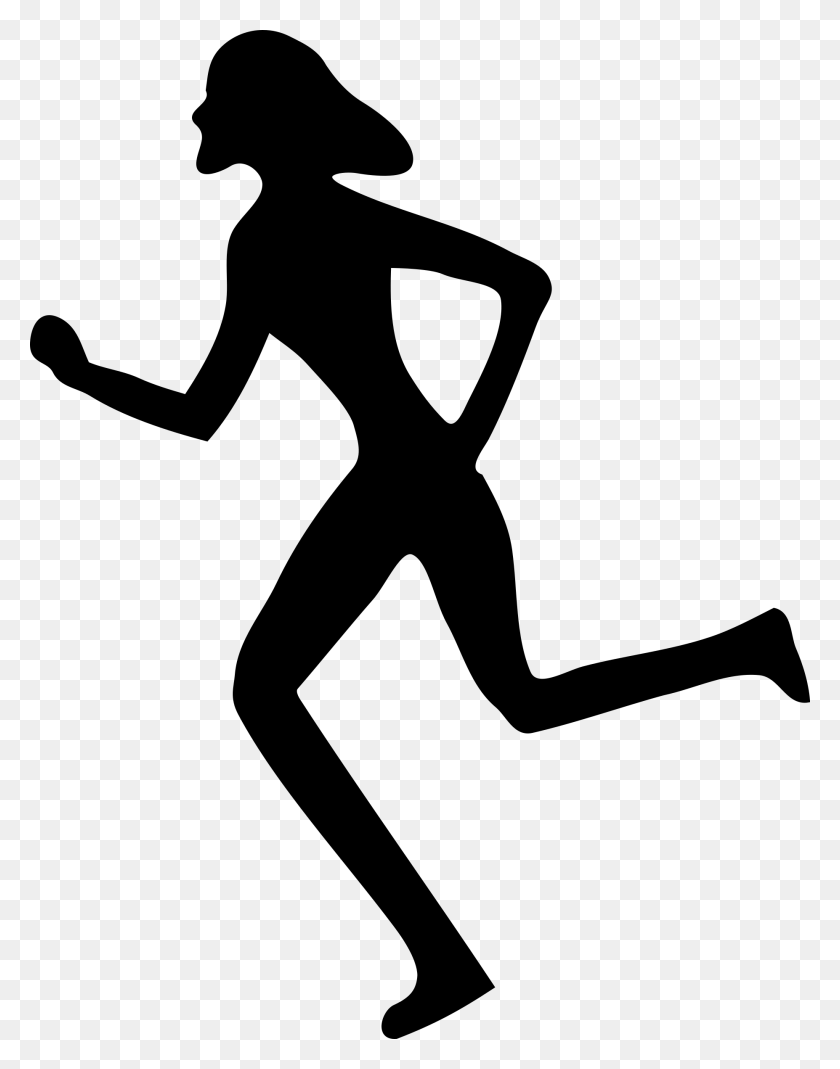 1854x2400 Front View Girl Running Clipart - Running Fast Clipart