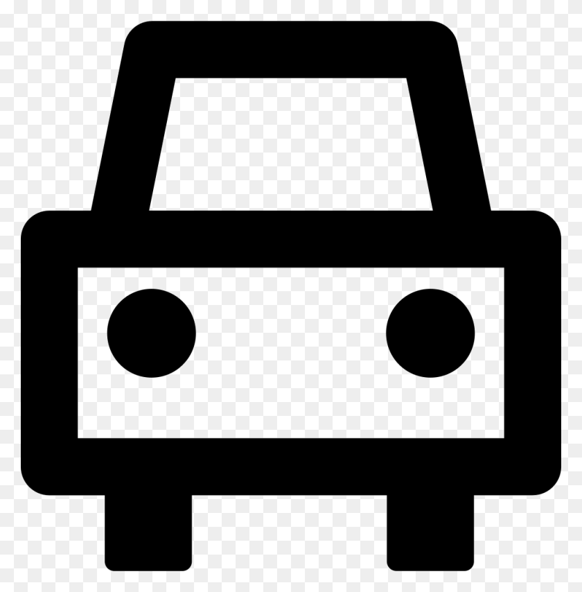 980x998 Значок Автомобиля Png Скачать Бесплатно - Вид Спереди Автомобиля Png