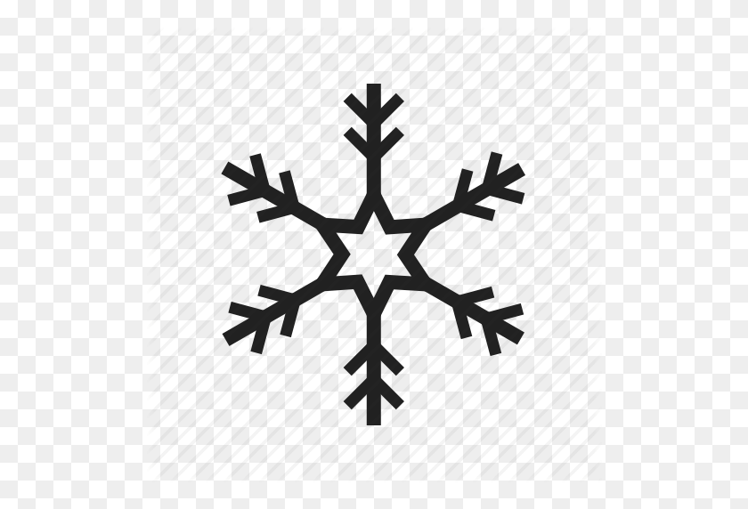 512x512 Frost, Ice, Snow, Snowflake, Snowflakes, White, Winter Icon - White Snowflakes PNG