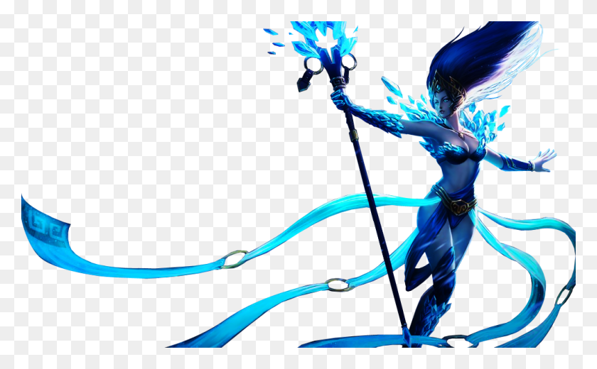 1024x604 Frost Queen Janna Skin Png Image - Frost Clipart