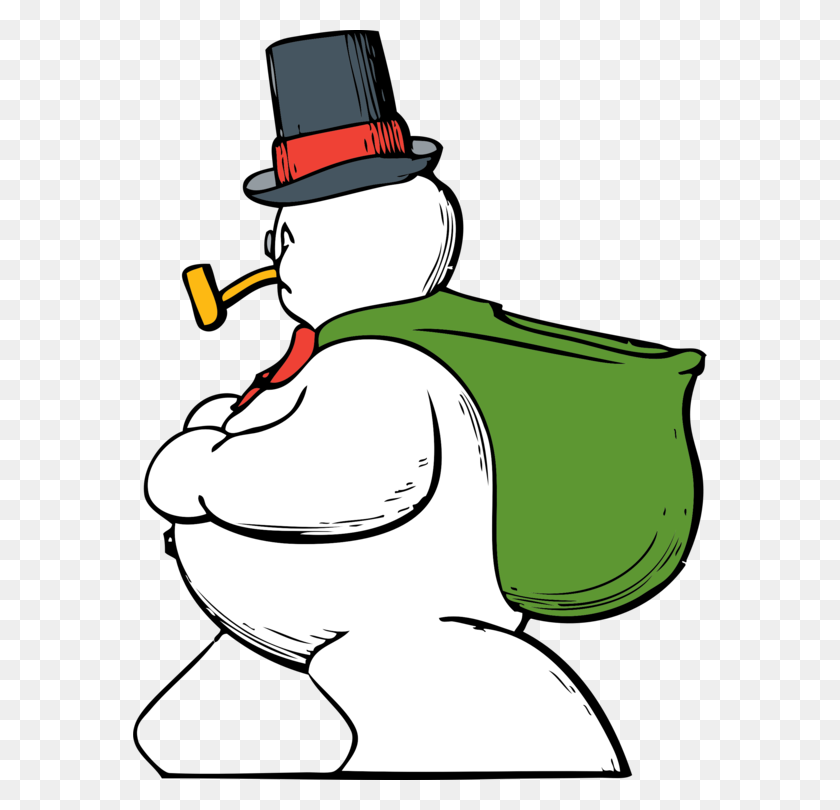 574x750 Frosty The Snowman Computer Icons Download - Snowman Face Clipart
