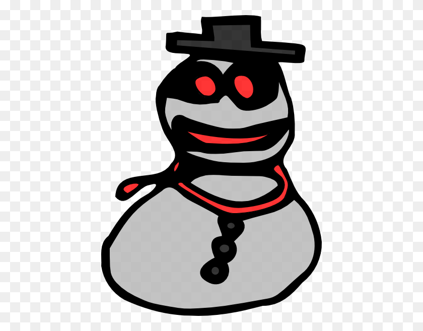 438x597 Frosty The Snowman Hat Clipart - Frosty Clipart