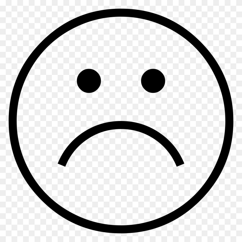 980x980 Frown Png Icon Free Download - Frown PNG