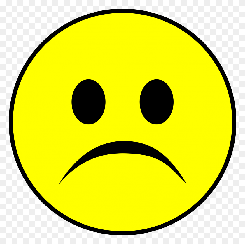 2000x2000 Frowning Smiley - Frown PNG