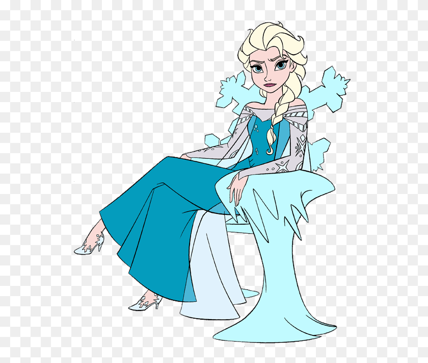 550x651 Frozen Clipart Fourth Birthday Ideas Elsa Frozen - Frozen Snowflakes Clipart