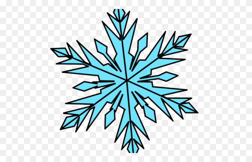 640x480 Frozen Клипарт Снежинки - Frozen Snowflakes Clipart