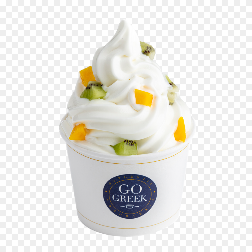 1000x1000 Frozen Menu Go Greek Yogurt - Frozen Yogurt PNG
