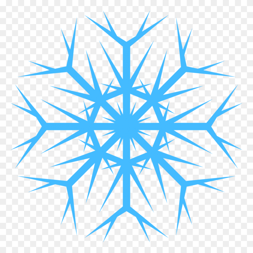 894x894 Frozen Snowflake Transparent Background - Snowflake Background PNG