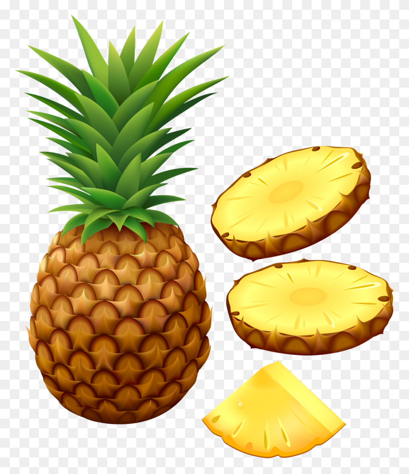 1092x1280 Fruit And Vegetables Clip Art Two Pineapple - Pineapple With Sunglasses Clipart