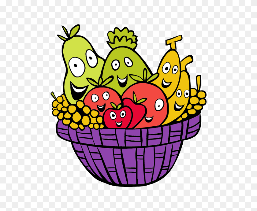 600x630 Fruit Basket Clipart - Thanksgiving Clipart PNG