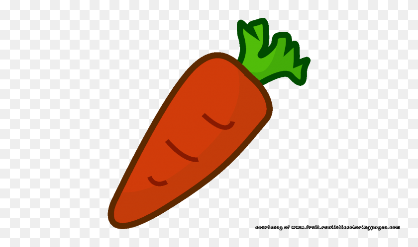 1280x720 Fruit Clipart Carrot - Carrot Black And White Clipart