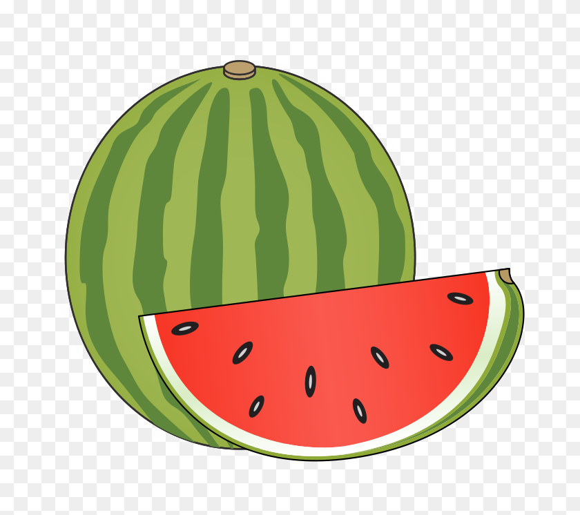 742x686 Fruit Clipart Watermelon - Fruits Clipart Images