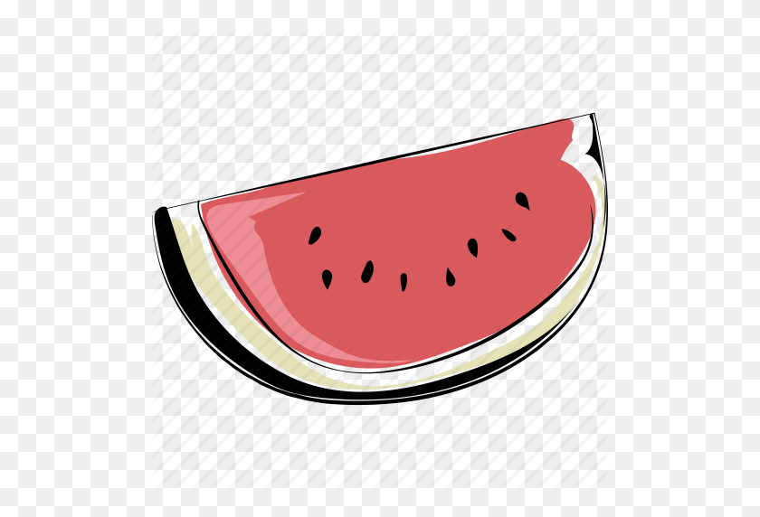 512x512 Fruit, Healthy Diet, Nutrition, Organic, Watermelon, Watermelon - Watermelon Slice PNG