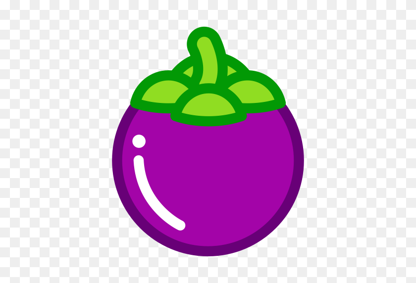 512x512 Fruit Icon Pack, Vector Icons For Free Download - Eggplant Clipart