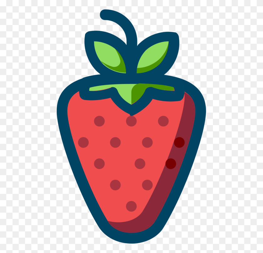 477x749 Fruit Strawberry Computer Icons Encapsulated Postscript Free - Strawberry Clipart