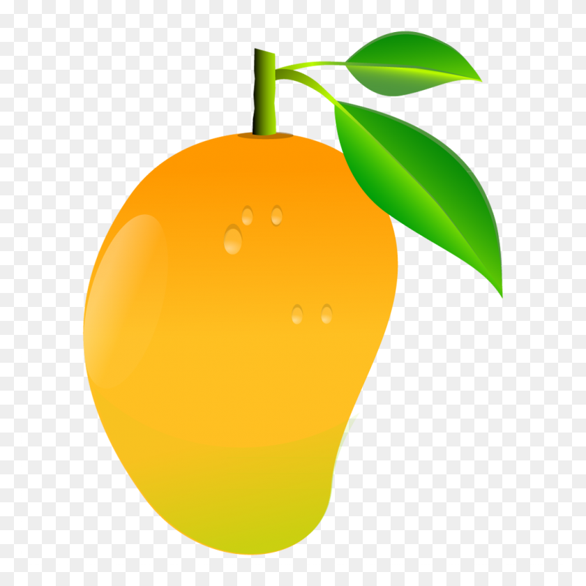 1024x1024 Fruta Salpicadura De Agua Clipart Mango - Salpicadura Amarilla Png