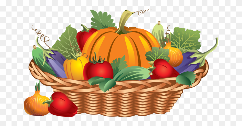 675x378 Fruits And Vegetables Basket Clipart Free - Fruits And Vegetables Clipart Black And White