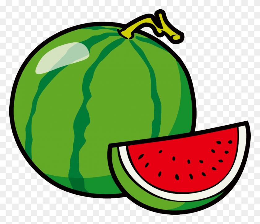 1024x875 Fruits Clipart Watermelon, Fruits Watermelon Transparent Free - Watermelon Clipart Transparent