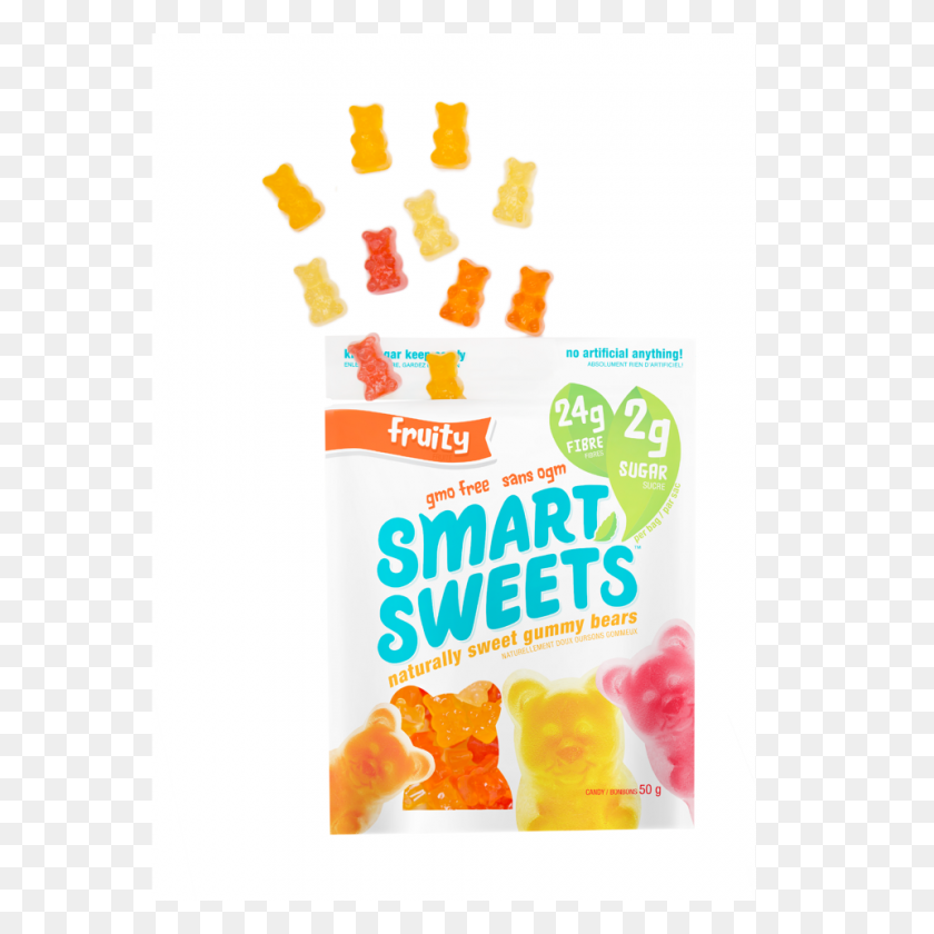 960x960 Fruity Low Sugar Gummy Bears - Gummy Bears PNG