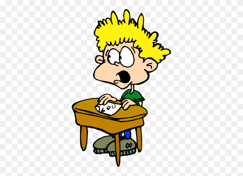 350x551 Frustrated Student Cliparts - Student Sitting Clipart