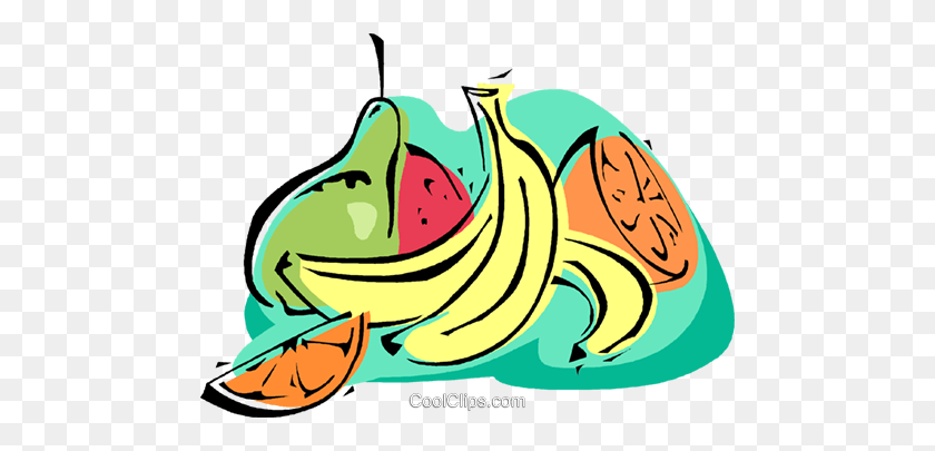 480x345 Frutas, Banana, Livre De Direitos Vetores Clipart - Frutas Png
