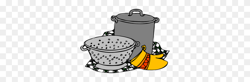 300x217 Frying Pan Clipart - Skillet Clipart