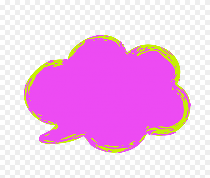 2503x2092 Ftestickers Clipart Callout Thoughtcloud - Thought Cloud PNG