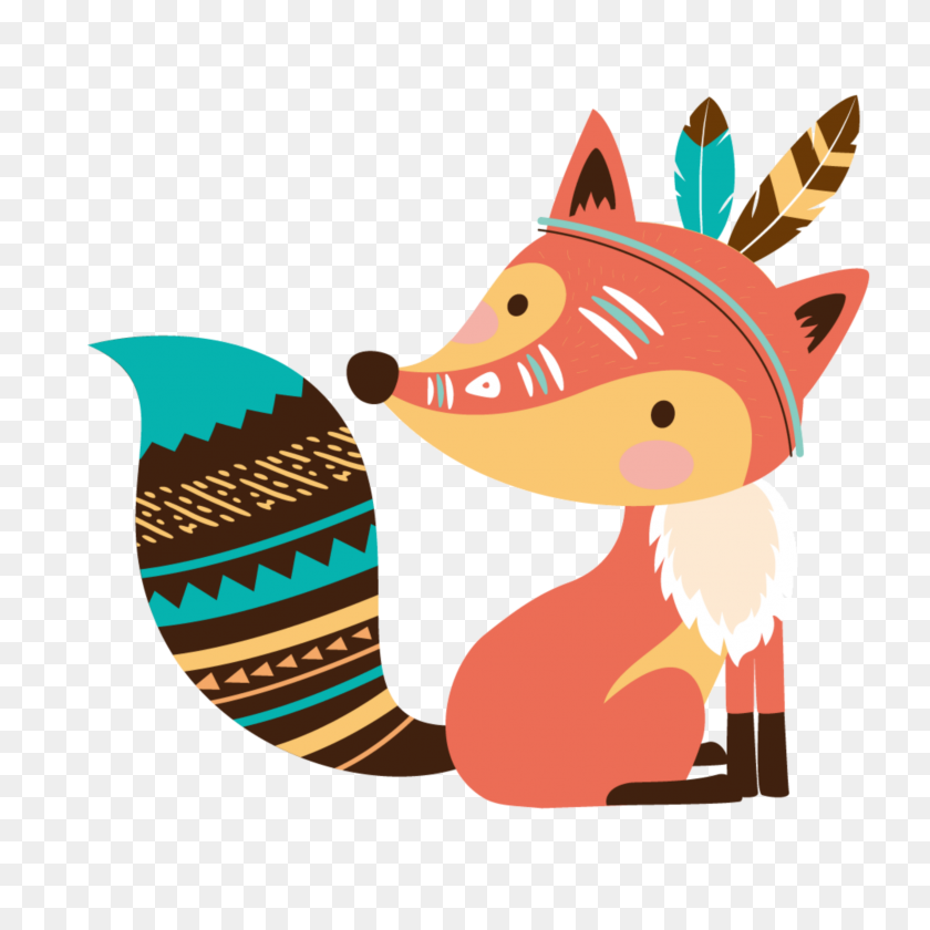 2289x2289 Ftestickers Clipart Fox Indian Cute - Cute Fox Clipart