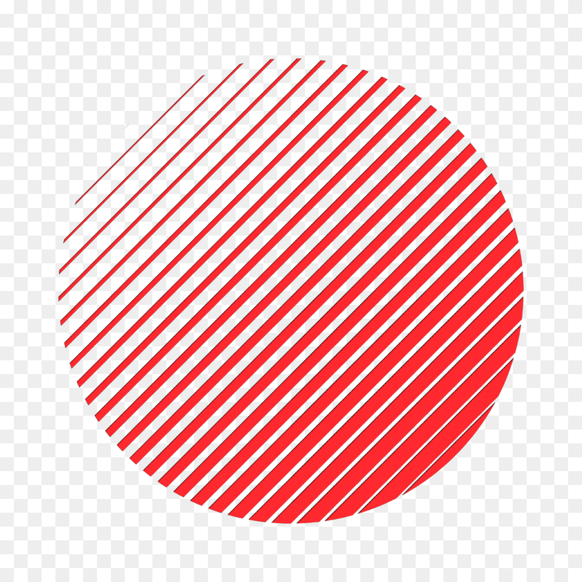2289x2289 Ftestickers Geometricshapes Líneas De Círculo Degradado Rojo - Líneas Rojas Png