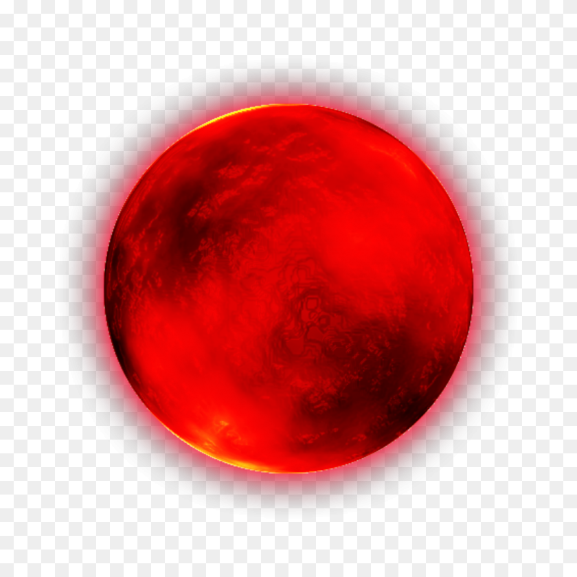 2289x2289 Ftestickers Moon Redmoon - Красная Луна Png