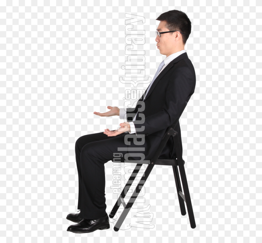 419x720 Fu - Person Sitting In Chair PNG