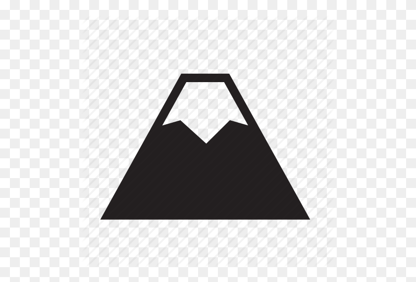 512x510 Фудзи, Япония, Гора, Гора, Природа, Снег, Значок Вулкана - Куча Снега Png