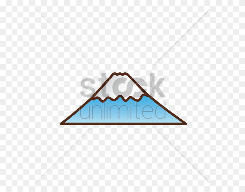 600x600 La Montaña Fuji De Imagen Vectorial - La Montaña De Vector Png