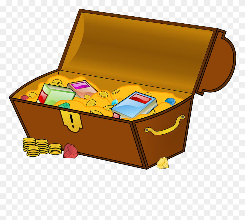 2400x2133 Full Clipart Chest Gold - Free Hunting Clipart