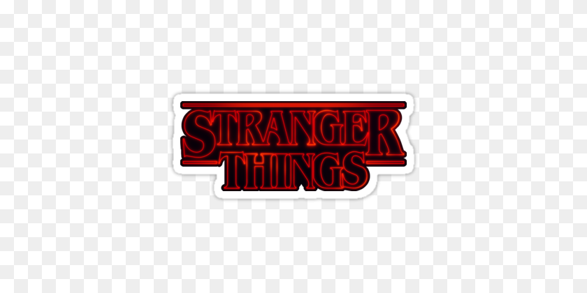 375x360 Logotipo Completo Remake De The Hit Netflix Original Series - Stranger Things Logotipo Png