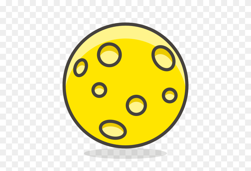512x512 Full, Moon Icon Free Of Free Vector Emoji - Moon Emoji PNG