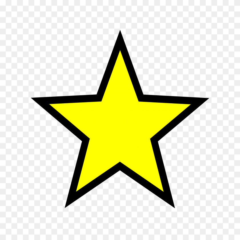 2000x2000 Estrella Completa Amarilla - Estrella Amarilla Png