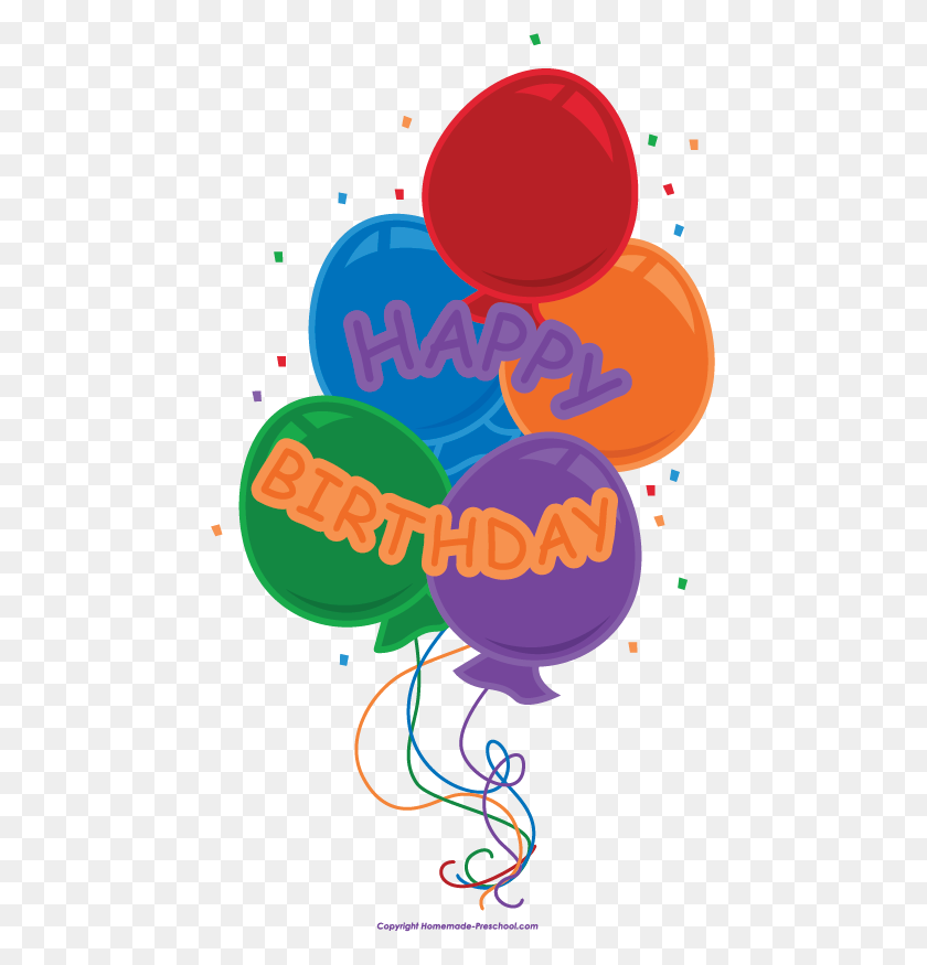457x815 Fun And Free Happy Birthday Clipart, Ready For Personal - Free Happy Birthday Clip Art
