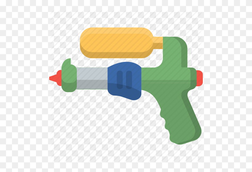 512x512 Fun, Gun, Play, Squirt, Summer, Toy, Water Icon - Squirt PNG