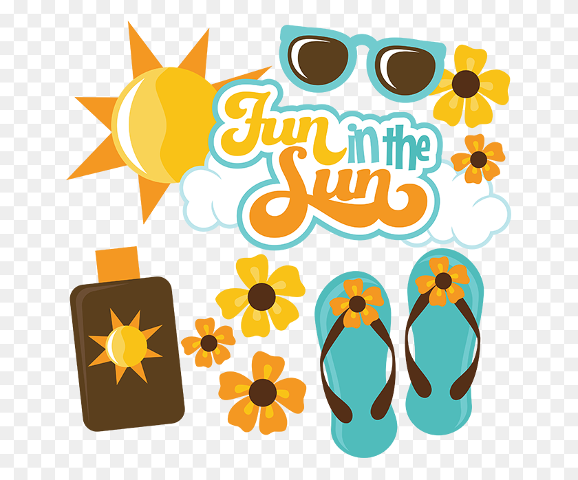 648x638 Fun In The Sun - Summer Fun Clipart