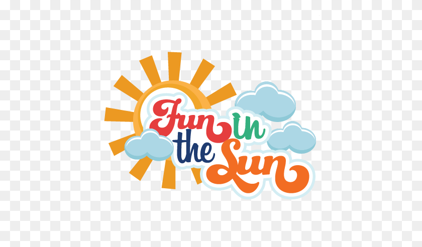 432x432 Fun In The Sun Scrapbooking Title Sun Summer - Fun In The Sun Clipart