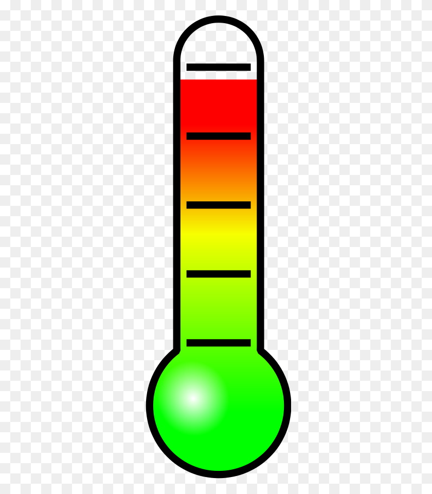 292x900 Fundraising Thermometer Clip Art - Goal Setting Clipart
