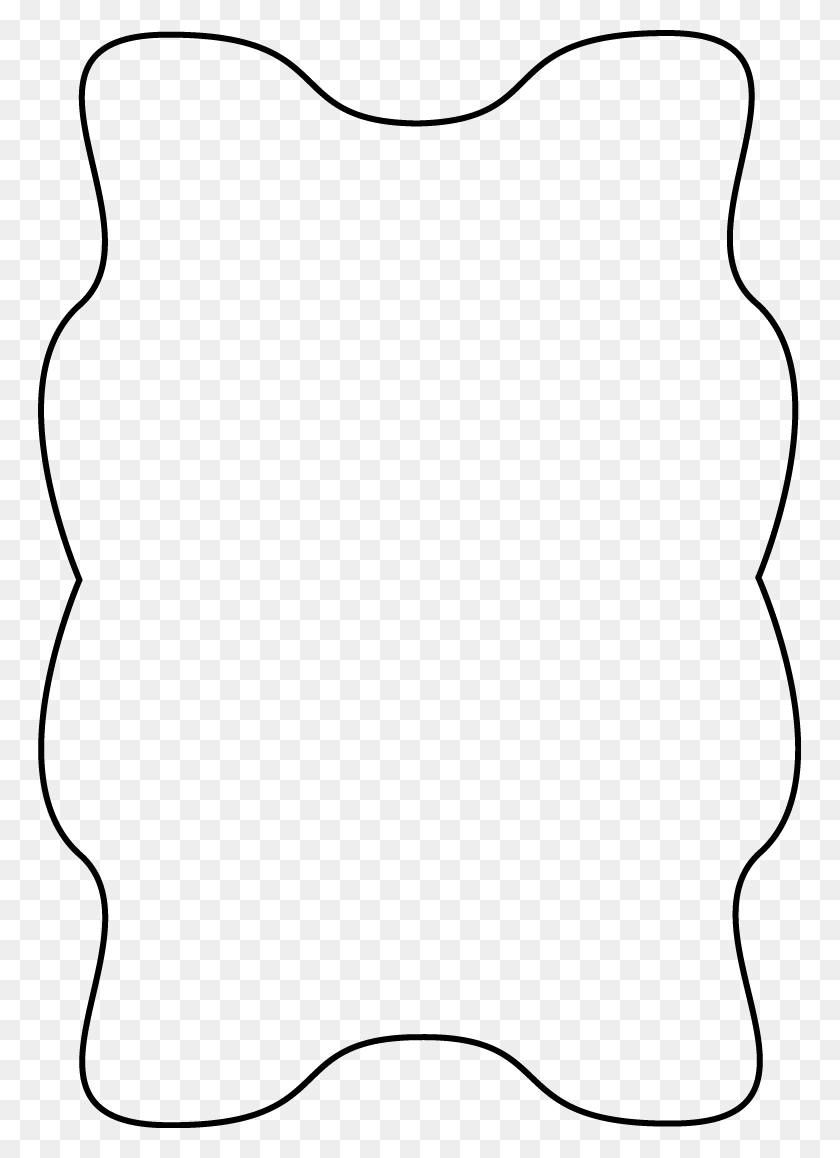 763x1098 Funeral Clipart Squiggle - Squiggly Line PNG